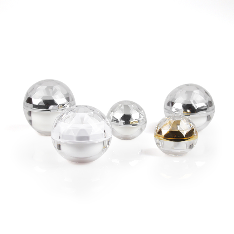 Chain Supplier New style shape acrylic cream jar 15 30 50 ml plastic container