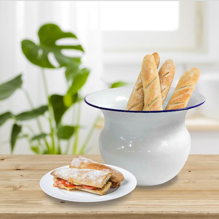 Champagne Bucket Bar Supplies Chinese Traditional Ceramic Fruit Basket Antique French Loaf Milk Basin Kitchen Storage Tools