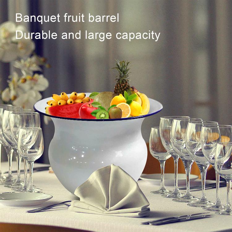 Champagne Bucket Bar Supplies Chinese Traditional Ceramic Fruit Basket Antique French Loaf Milk Basin Kitchen Storage Tools