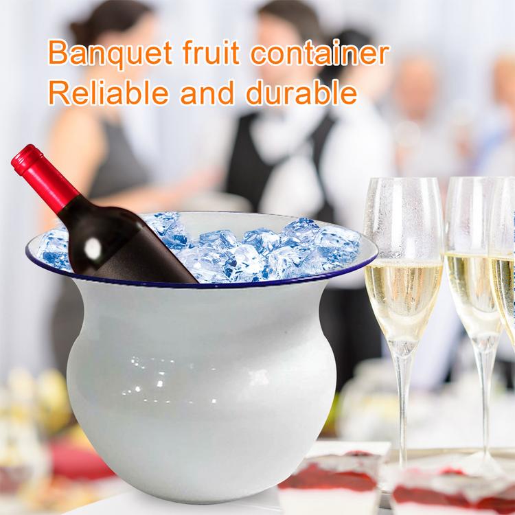 Champagne Bucket Bar Supplies Chinese Traditional Ceramic Fruit Basket Antique French Loaf Milk Basin Kitchen Storage Tools