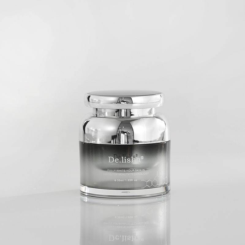 Characteristic Mini 30g/50g Acrylic Round Cosmetic Jar for Skin Care Packaging