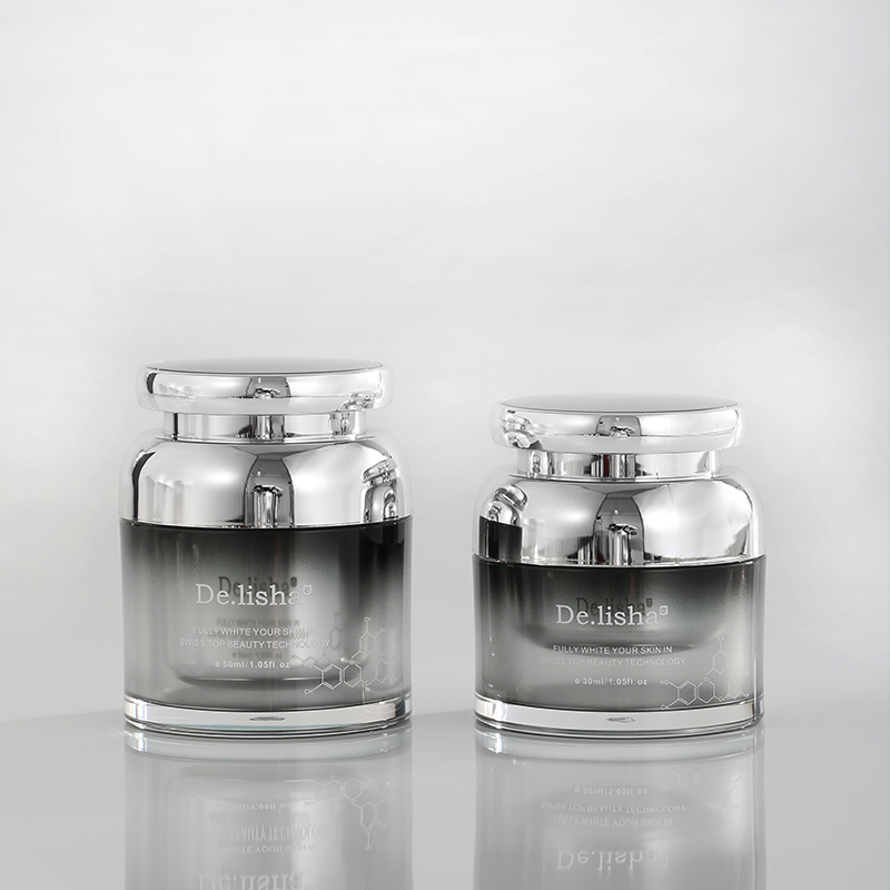 Characteristic Mini 30g/50g Acrylic Round Cosmetic Jar for Skin Care Packaging