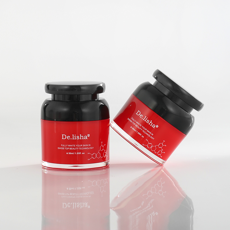Characteristic Mini 30g/50g Acrylic Round Cosmetic Jar for Skin Care Packaging