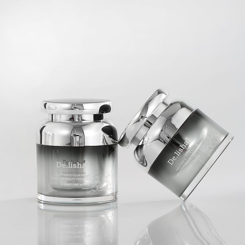 Characteristic Mini 30g/50g Acrylic Round Cosmetic Jar for Skin Care Packaging