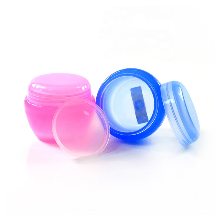 Cheap 5ml 10ml 20ml 30ml 50ml mushroom shape colorful skin care cream cosmetic PP plastic jar