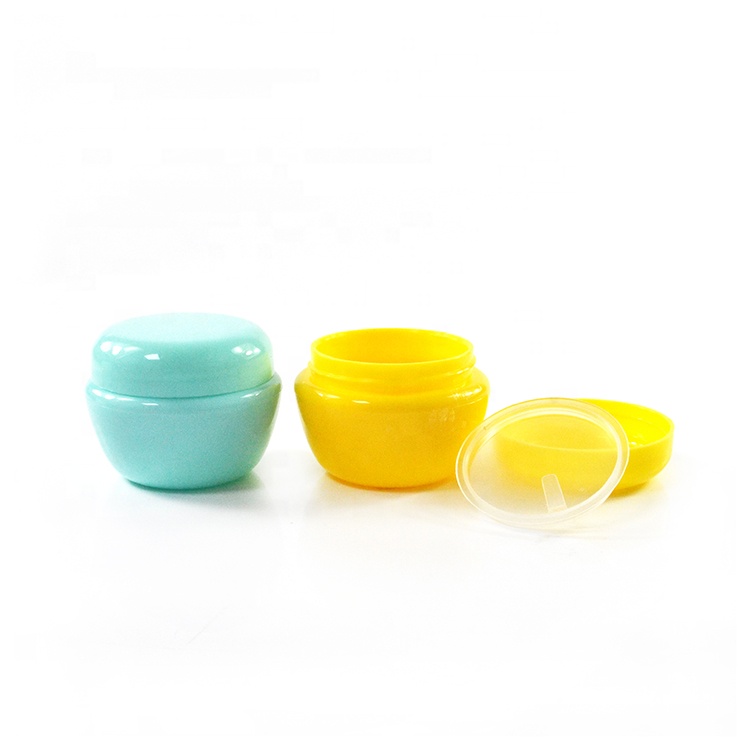 Cheap 5ml 10ml 20ml 30ml 50ml mushroom shape colorful skin care cream cosmetic PP plastic jar