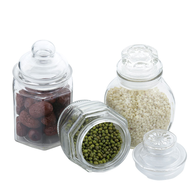Cheap Airtight Glass Food Storage Jars Canister Kitchen Preservation Jar Container Glass Jars
