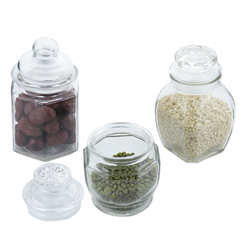 Cheap Airtight Glass Food Storage Jars Canister Kitchen Preservation Jar Container Glass Jars