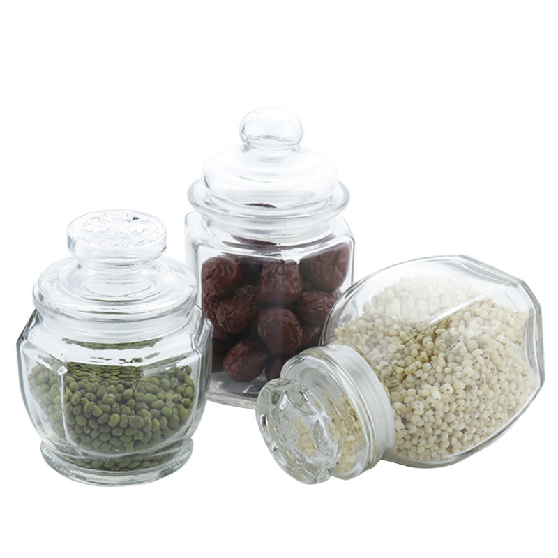 Cheap Airtight Glass Food Storage Jars Canister Kitchen Preservation Jar Container Glass Jars