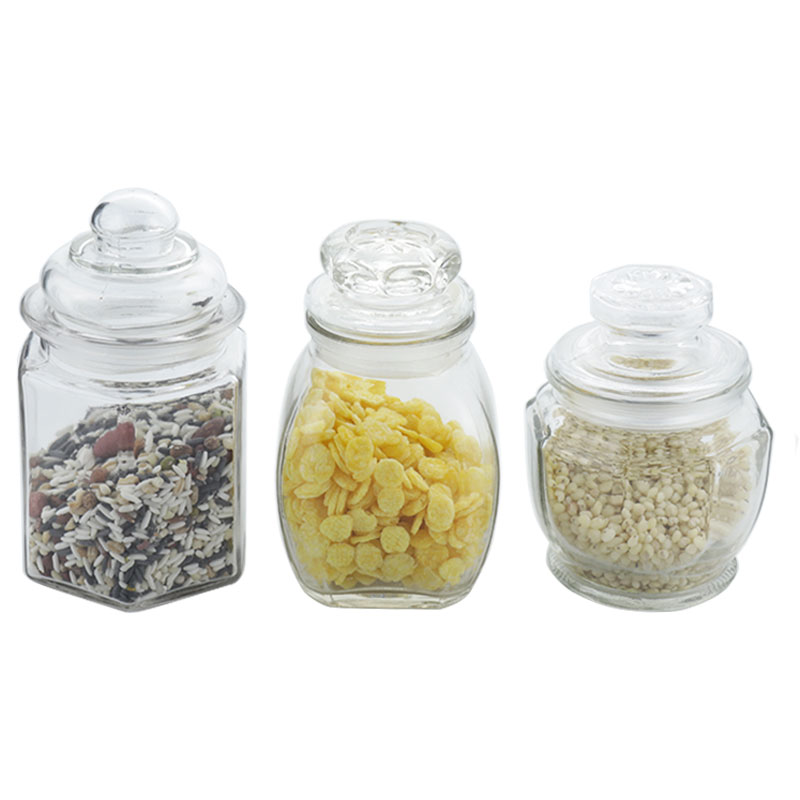 Cheap Airtight Glass Food Storage Jars Canister Kitchen Preservation Jar Container Glass Jars