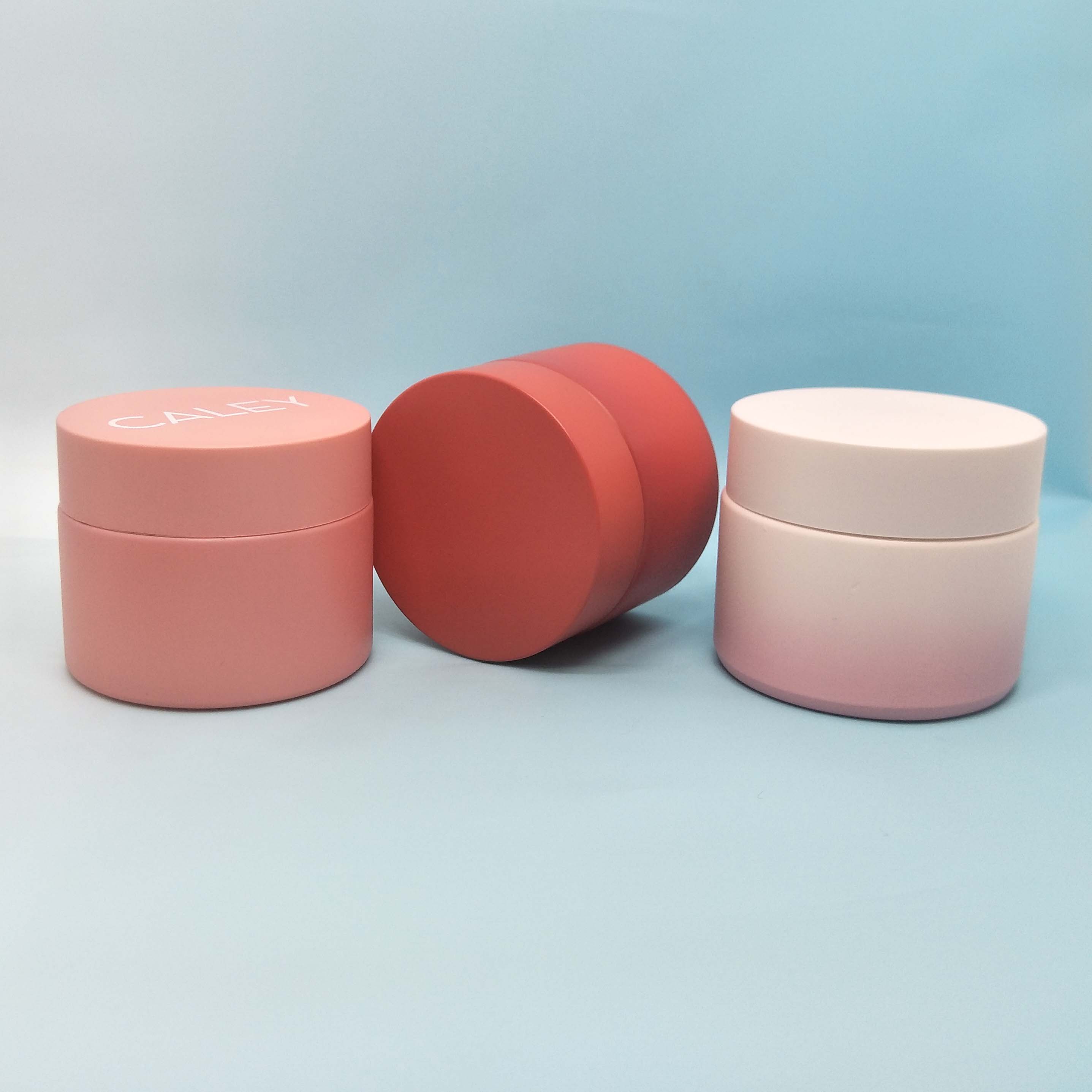 Cheap Custom Design Opal white porcelain cosmetic cream jar 50g 60g 100g