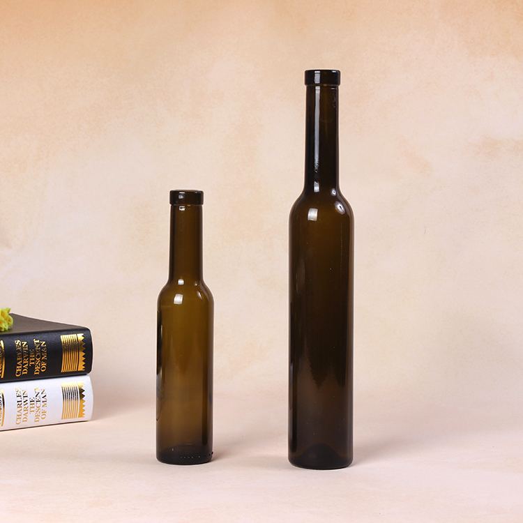 Cheap Cylinder Beverage Liquor Whiskey Glass Alcohol Dispenser Bottle 200ml 375ml