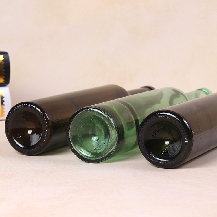 Cheap Cylinder Beverage Liquor Whiskey Glass Alcohol Dispenser Bottle 200ml 375ml