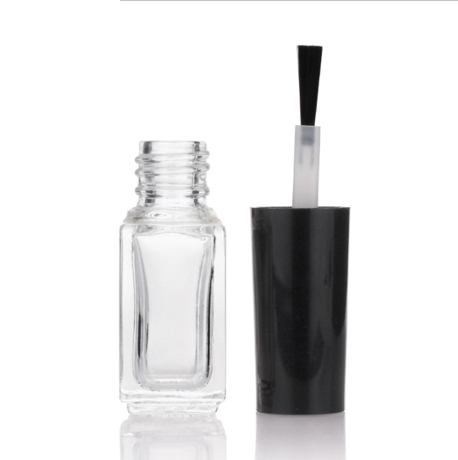Cheap Empty Nail Polish Bottle 5ML Clear Glass Nail Polish Bottle With Brush