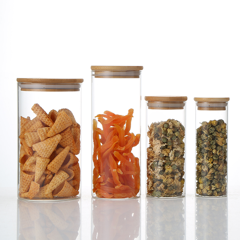 Cheap Factory Price Storage Jar Hermetic Storage Jars Glass Kitchen Jars Storage Glass