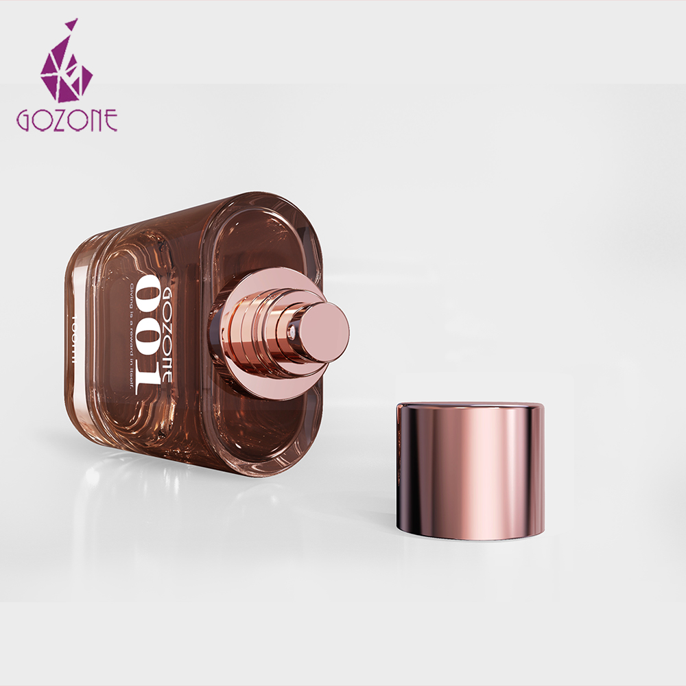 Cheap Factory Price cylinder perfume bottles 100ML custom glass bottle for women perfume