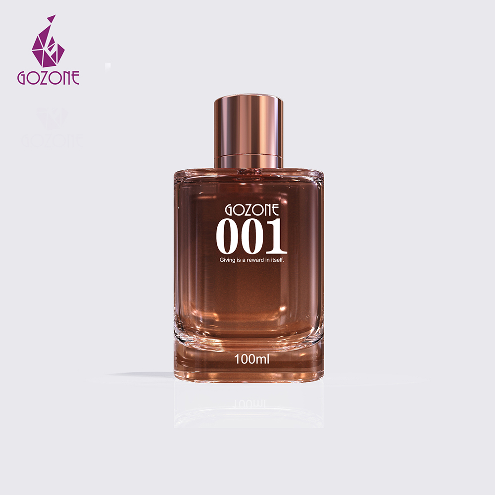 Cheap Factory Price cylinder perfume bottles 100ML custom glass bottle for women perfume