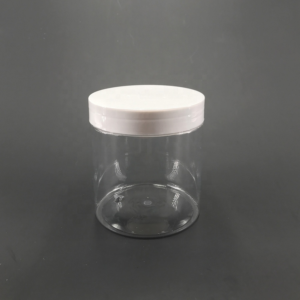 Cheap Factory price Transparent 500g PET Cream Jar 500ml mask custom color plastic Jars plastic pot