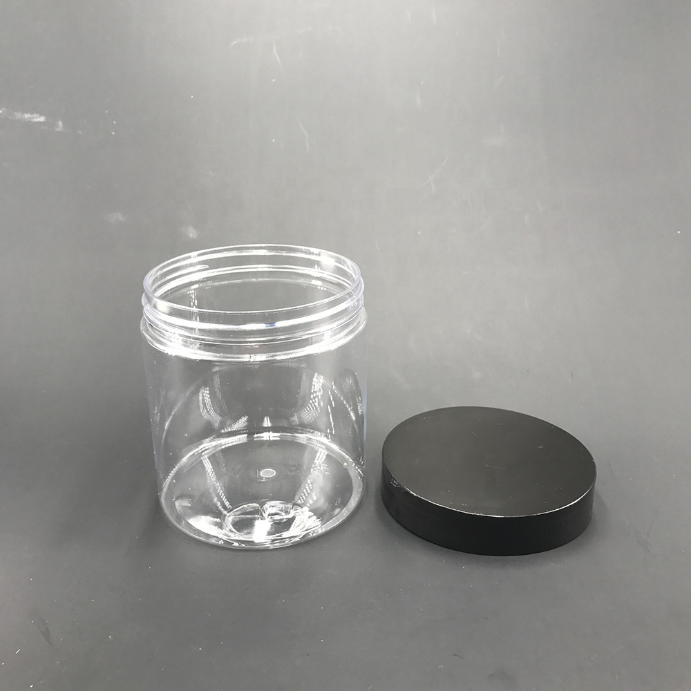 Cheap Factory price Transparent 500g PET Cream Jar 500ml mask custom color plastic Jars plastic pot