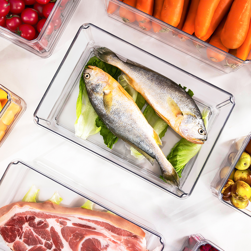 Cheap Food Storage Containers with Lids,Plastic Food Containers Set Leak Proof & BPA Free Reusable Lunch Boxes Microwave Freezer