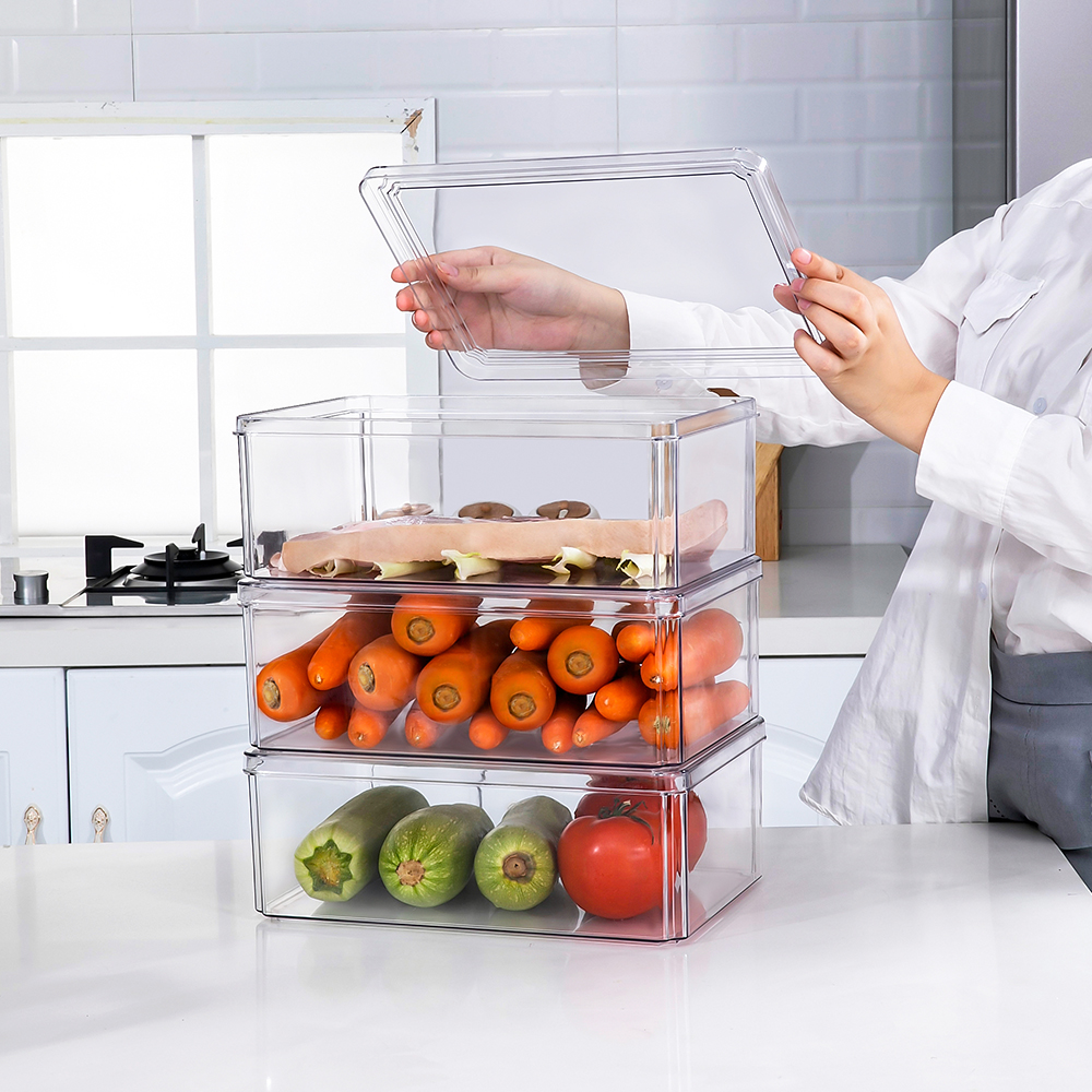 Cheap Food Storage Containers with Lids,Plastic Food Containers Set Leak Proof & BPA Free Reusable Lunch Boxes Microwave Freezer