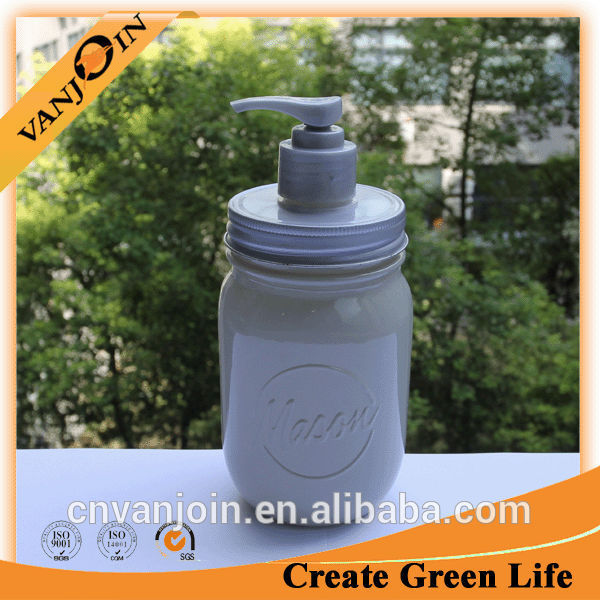 Cheap Metal Pump Lid Glass Mason Jar Wholesale
