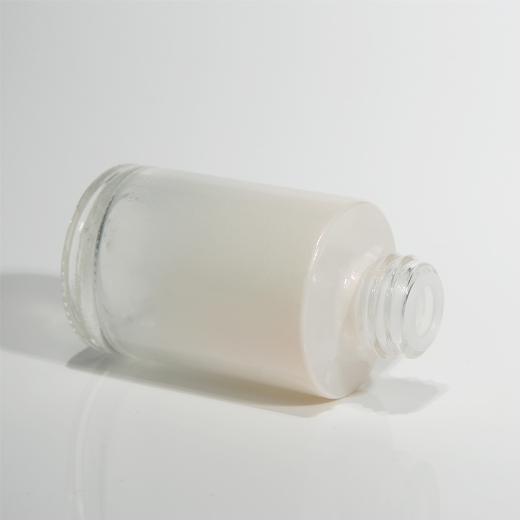 Cheap New Style Glass Bottles Silver Top 50ml White Dropper Bottle 30ml