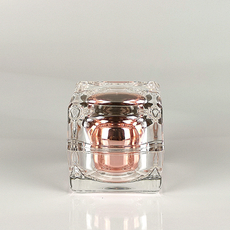 Cheap Price Empty Cream Jar 30g 50g Pink Cosmetic Container Used For Cosmetic Packaging