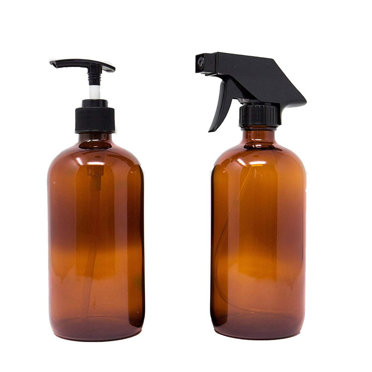 Cheap Price Empty Round Boston Lotion Bottle 500Ml Boston Round Bottle With Pump