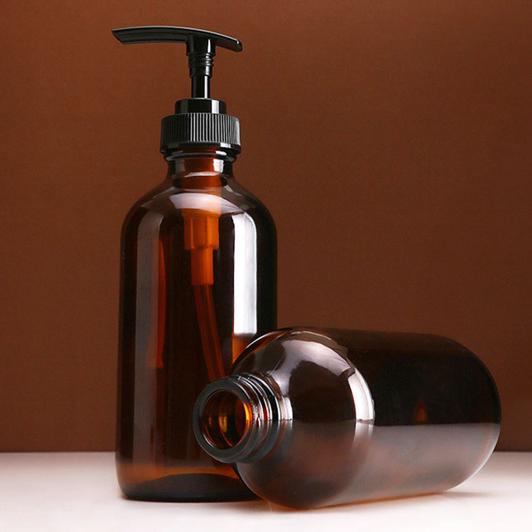 Cheap Price Empty Round Boston Lotion Bottle 500Ml Boston Round Bottle With Pump