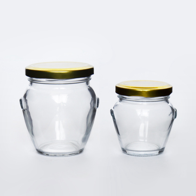 Cheap Price Empty Vintage Style Glass Candle Jars With Lid In 106ml 212ml 314ml