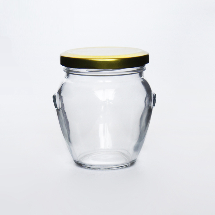 Cheap Price Empty Vintage Style Glass Candle Jars With Lid In 106ml 212ml 314ml