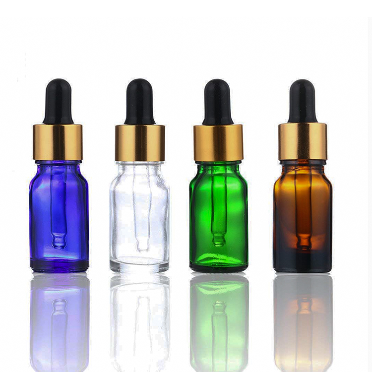 Cheap Price Matte 10 ml Dropper Essential Wholesale Glass Oil Perfume Bottles Glass, Glossy Dropped Oil Bottles