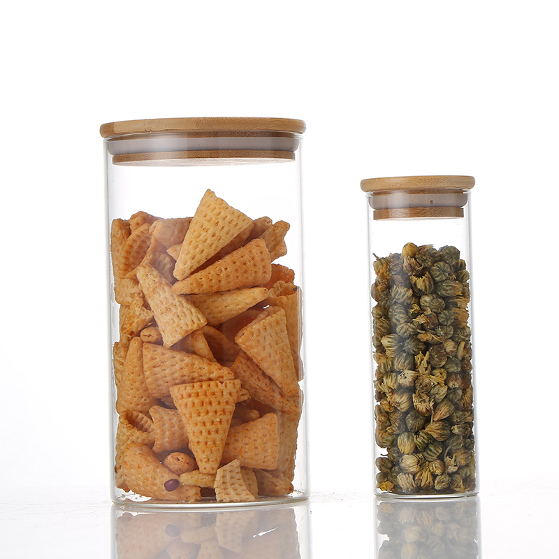 Cheap Price Spice Glass Jar Storage Bottles Jars Glass Food Storage Jar With Lid