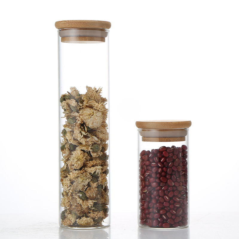 Cheap Price Spice Glass Jar Storage Bottles Jars Glass Food Storage Jar With Lid
