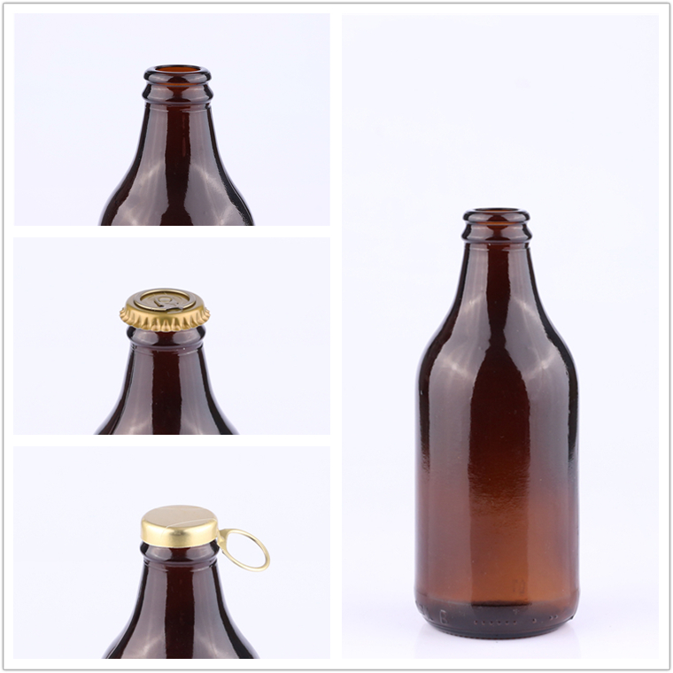 Cheap Round Stubby Amber 8 oz 250ml Glass Bottle Beer with Lid