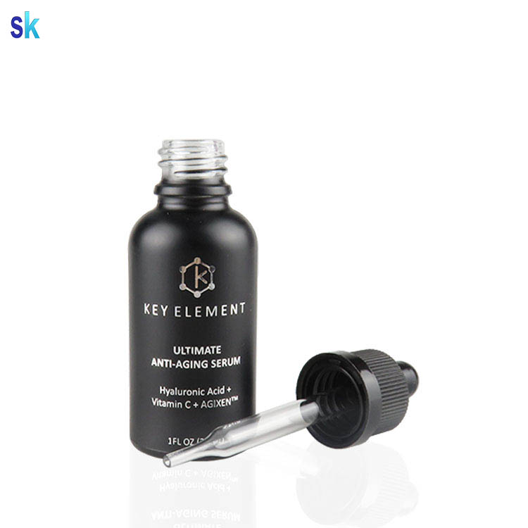 Cheap custom logo 30ml glass dropper bottle