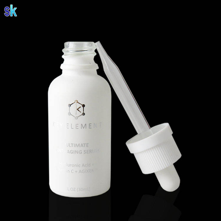 Cheap custom logo 30ml glass dropper bottle