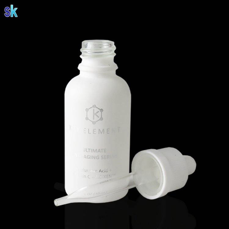 Cheap custom logo 30ml glass dropper bottle