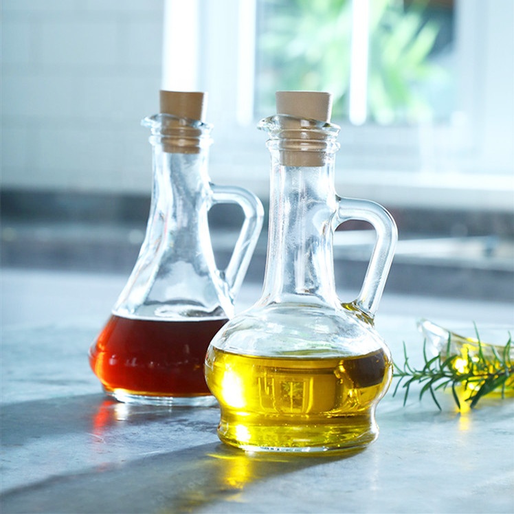 Cheap discounts. Transparent glass oil bottles, olive bottles, kitchen glass oil and vinegar bottles