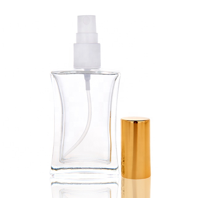 Cheap empty perfume glass bottles 50ml 30ml wholesale with sprayer