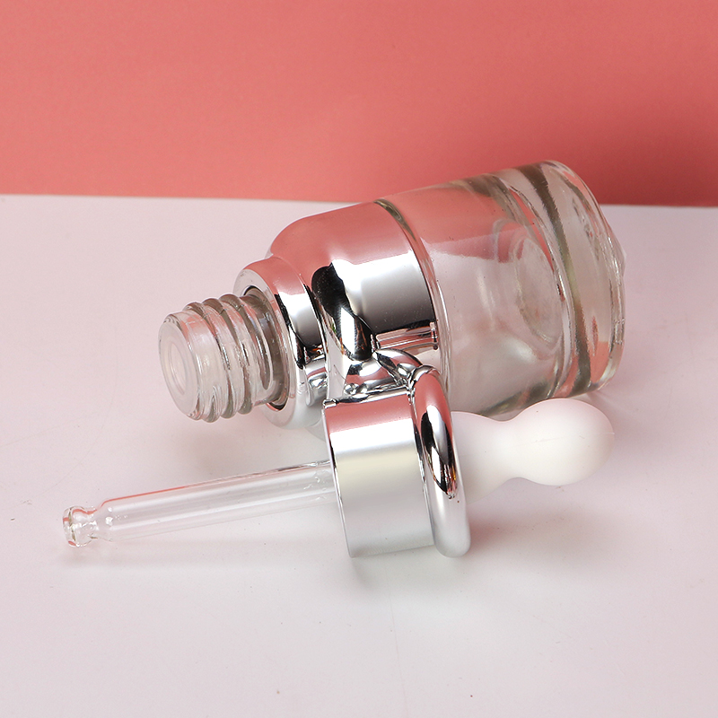 Cheap hot sale 20ml 30ml 50ml clear glass dropper bottle