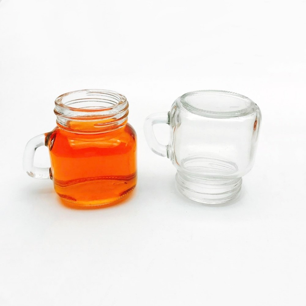 Cheap price 2oz 4oz 50ml 120ml mini glass mason jar with metal lid