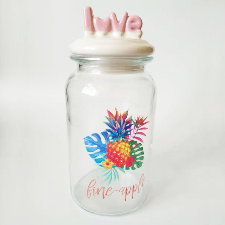 Cheap price 48 oz coffee sugar tea canister with ceramic hermetic lid for food storage