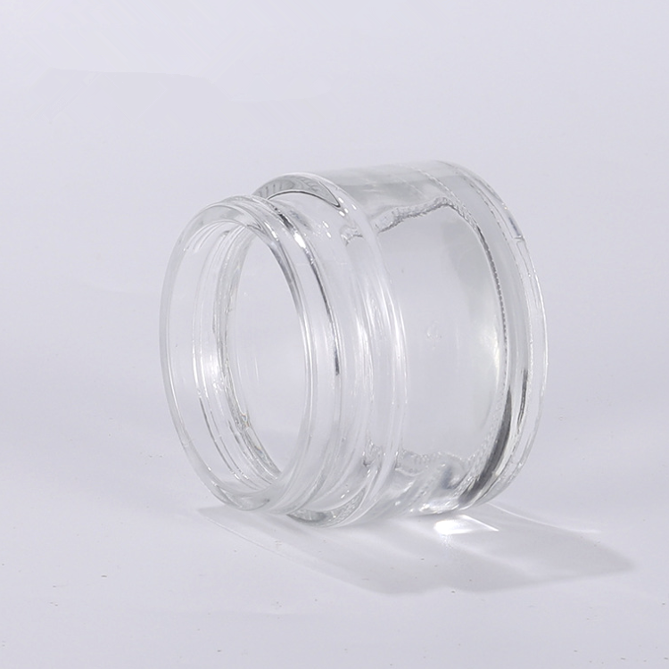 Cheap price Rose gold cap cosmetic packaging 20g 30g 50g empty pink bottle glass cream jar