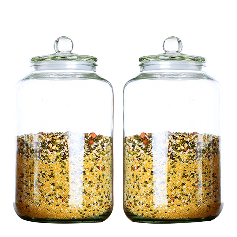 Cheap price glass mason jar big capacity 5L 8L 10L glass jar for sale