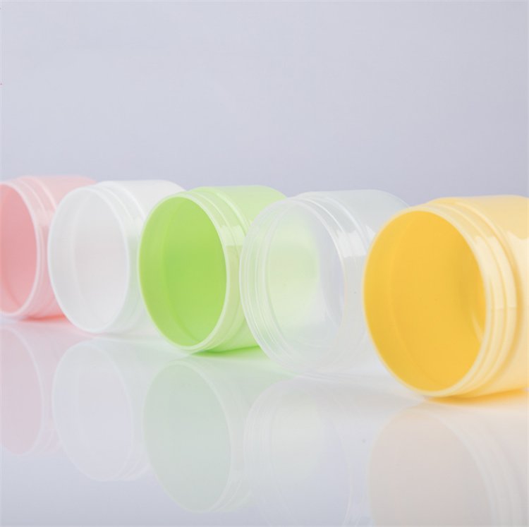 Cheap recycled green 10g 50g pp plastic cream jar packaging for eye cream jar cosmetic