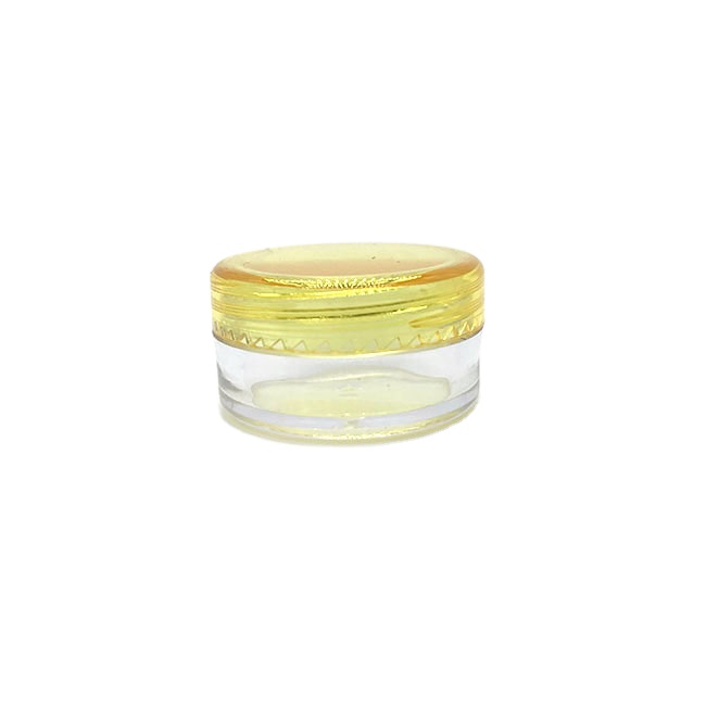 Cheap round 5g PS plastic empty cosmetic cream jars