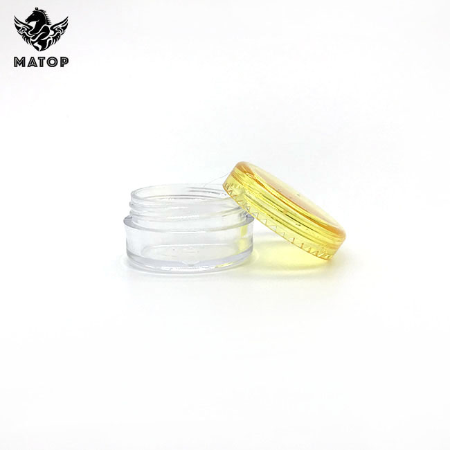 Cheap round 5g PS plastic empty cosmetic cream jars