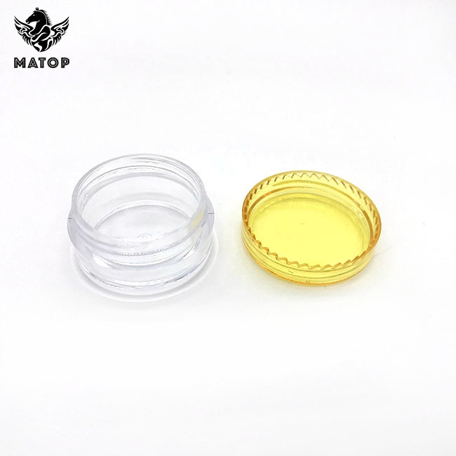 Cheap round 5g PS plastic empty cosmetic cream jars